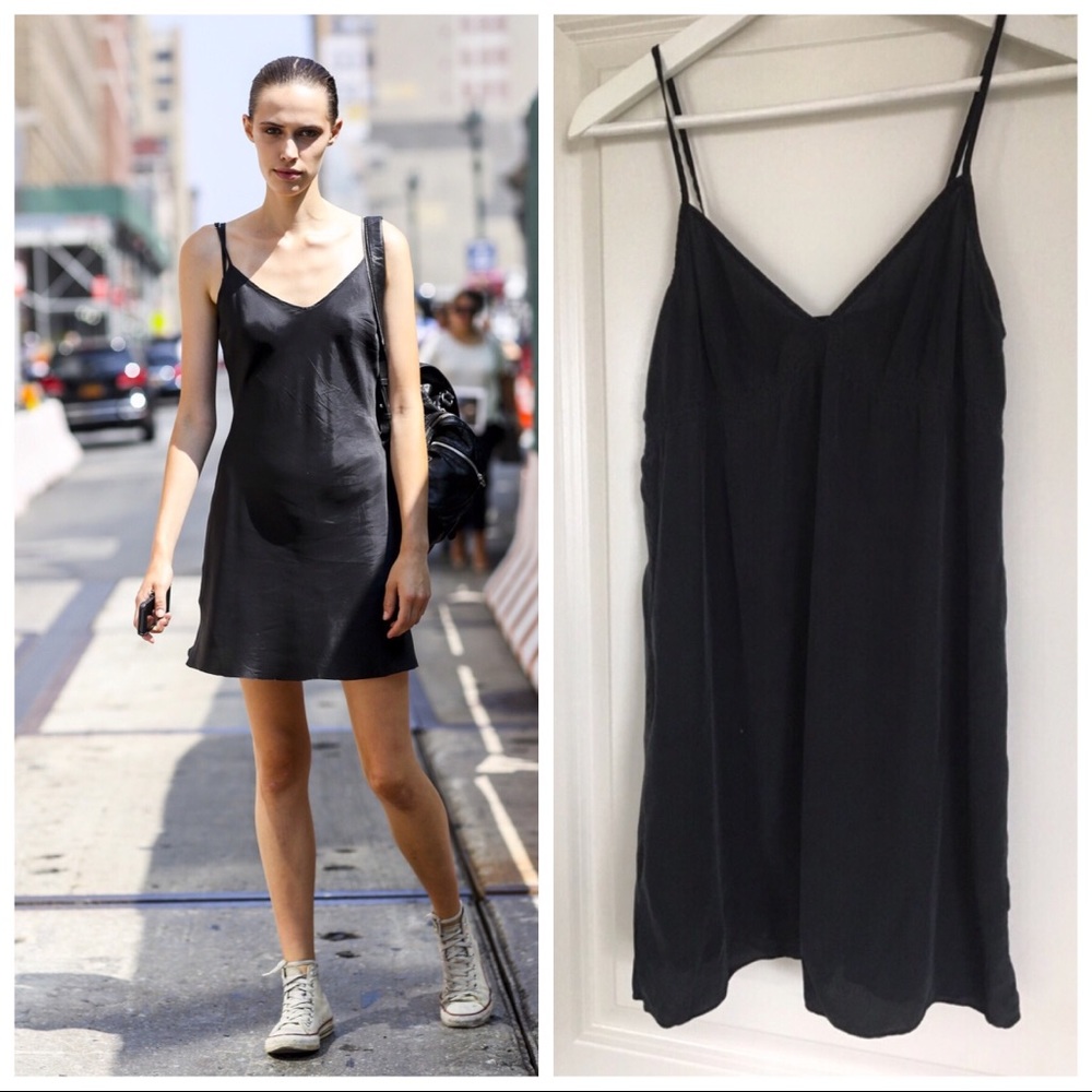 Twelfth Street By Cynthia Vincent Black Slip Dress